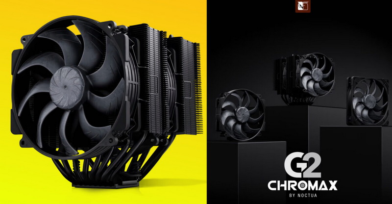 Noctua выпустила чёрный флагманский кулер NH-D15 G2 chromax.black по цене от $160 - похожая новость на Toplenta