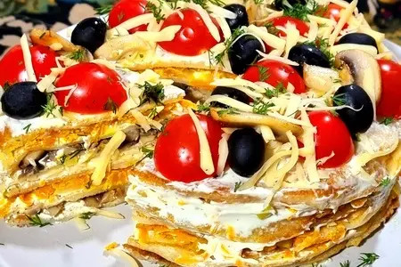 Готовим закусочный пирог из блинов - свежие новости на Toplenta по теме пирог