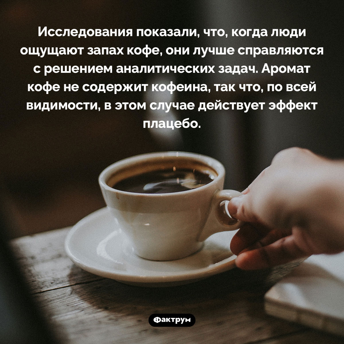 Запах кофе заставляет людей лучше соображать - свежие новости на Toplenta по теме Чел