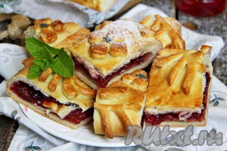 Дрожжевой пирог с черешней - свежие новости на Toplenta по теме пирог