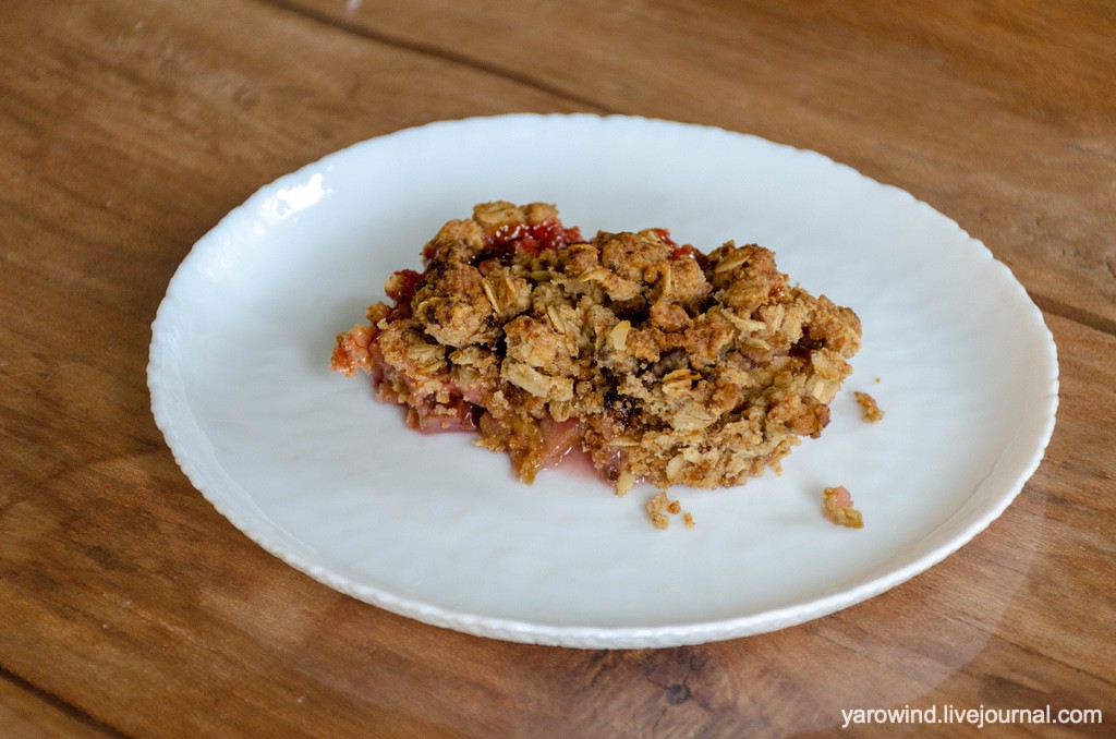 Ревеневый крош - свежие новости на Toplenta по теме Пирожное