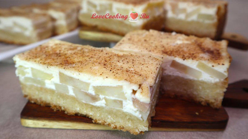 Кокосовый пирог с грушами в сметанной заливке - свежие новости на Toplenta