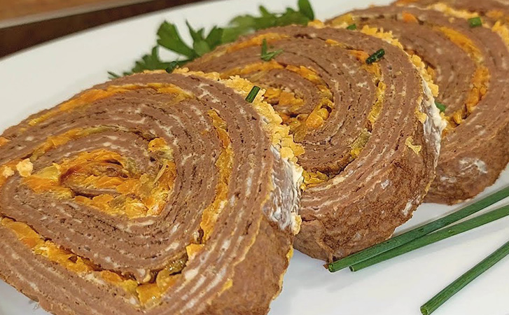 Печенка станет дефицитом, когда все узнают этот рецепт. В два счета получаем нежнейший рулет - свежие новости на Toplenta по теме rg