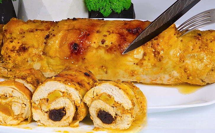 Рулет из курицы на ужины и даже праздники. Можно подавать горячим, а можно и на бутерброды - свежие новости на Toplenta по теме ER