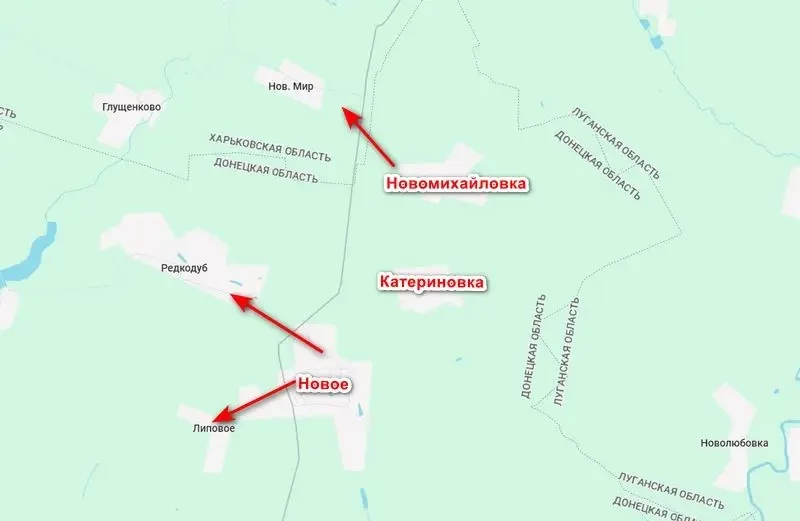 ВС РФ продвинулись на Красно-Лиманском направлении, освободив село Новомихайловка - ИИ на Toplenta