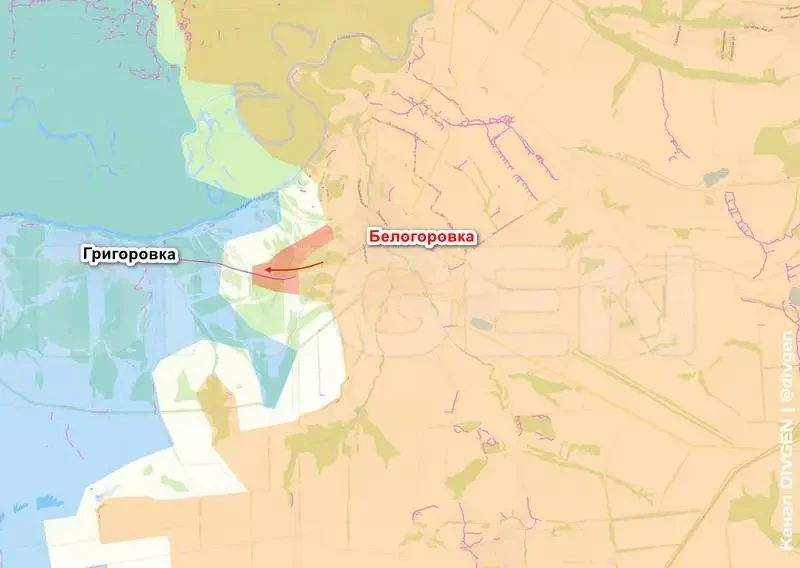 ВС РФ расширили зону контроля в районе Белогоровки на Северском направлении, продвинувшись к Григоровке - свежие новости на Toplenta