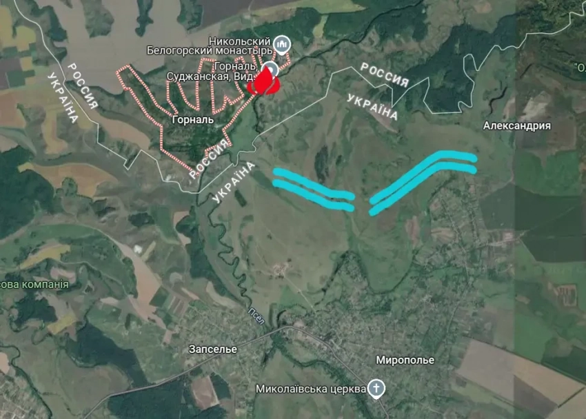 Враг контратакует в районе Горнальского монастыря и активно «копает» линии обороны к северу от сумского Мирополья - свежие новости на Toplenta