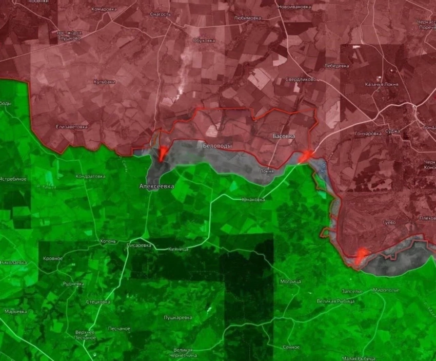 В приграничье Курской области ожесточённые бои завязались на Тёткинском направлении: свежие данные на 02.06.2025 - ИИ на Toplenta