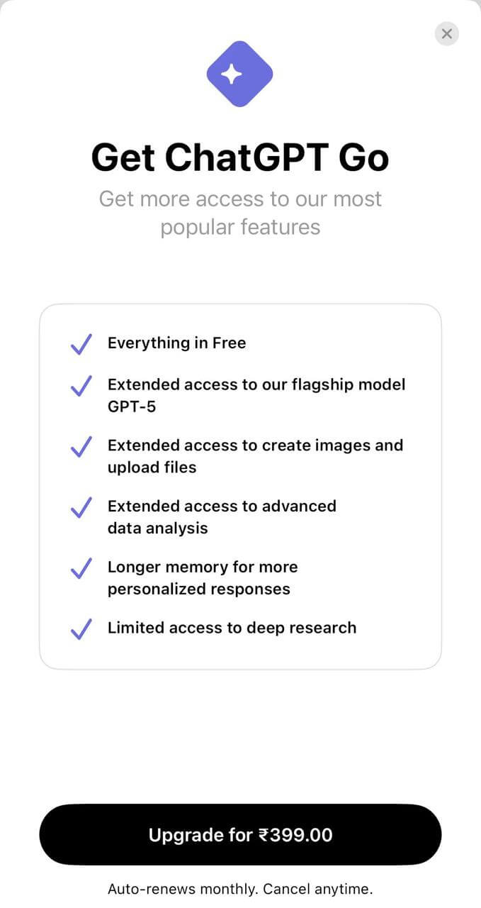OpenAI запустила бюджетную подписку ChatGPT Go - свежие новости на Toplenta по теме Софтлайн
