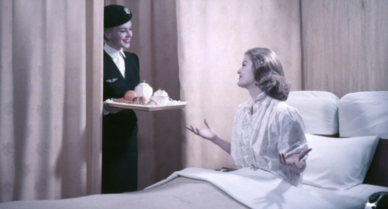 Завтрак в постель: как выглядел первый класс авиакомпании Air France в 1957 году - свежие новости на Toplenta по теме ir