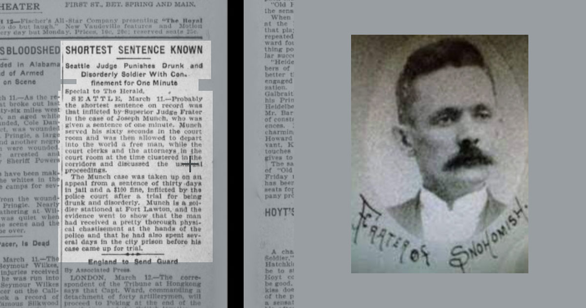 Однажды жителя Сиэтла приговорили к одной минуте заключения - свежие новости на Toplenta по теме 00-е