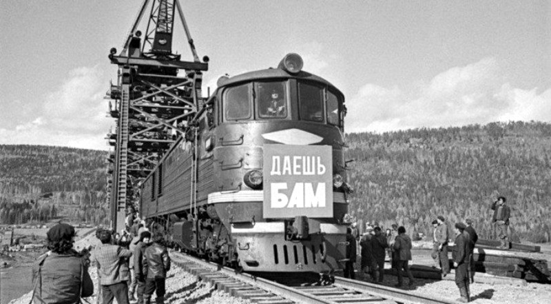 Редкие фотографии строительства БАМа - свежие новости на Toplenta по теме История ссср
