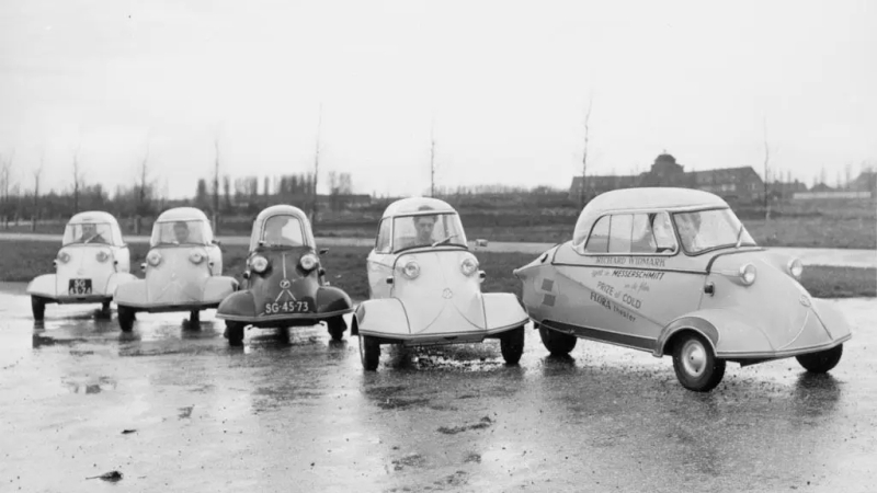 Чудо враждебной техники: трехколесный автомобильчик Мессершмитт - свежие новости на Toplenta по теме германия