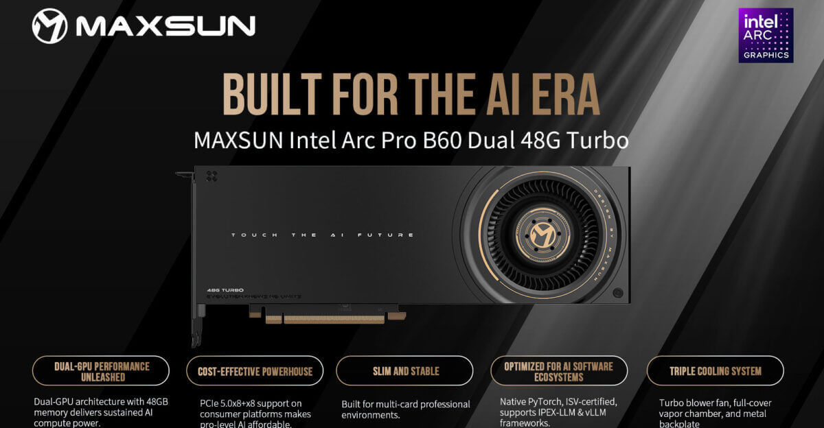 Выпущена видеокарта Intel Arc Pro B60 Dual Turbo с 48 ГБ памяти - свежие новости на Toplenta по теме новости дизайна