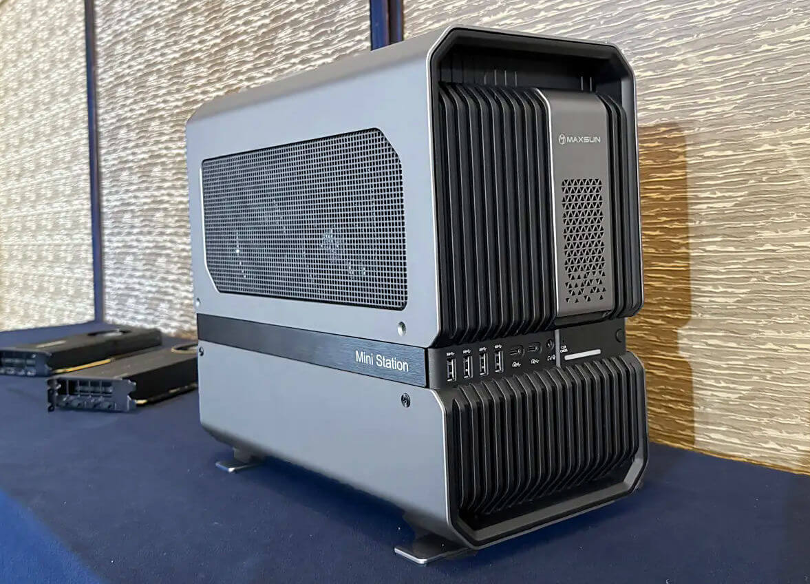 Компактный ПК MaxSun получил 48 ГБ видеопамяти и мощный процессор Intel - свежие новости на Toplenta по теме новости дизайна