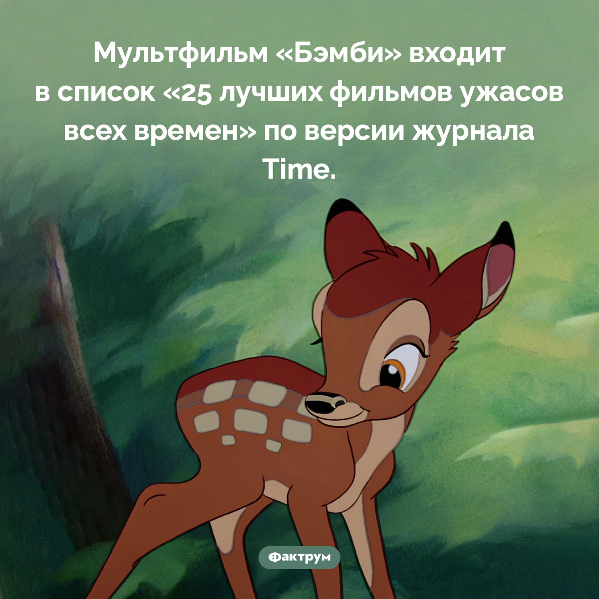 Очень страшный «Бемби» - свежие новости на Toplenta по теме 02.11.2022