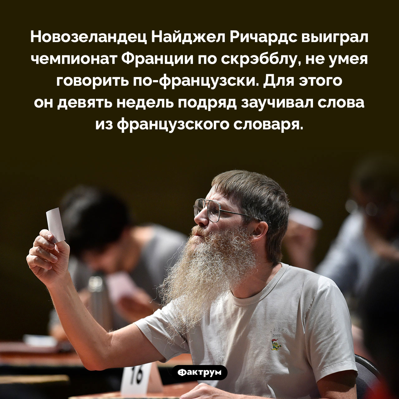 Чемпион Франции по скрэбблу не говорил по-французски - свежие новости на Toplenta по теме Известны