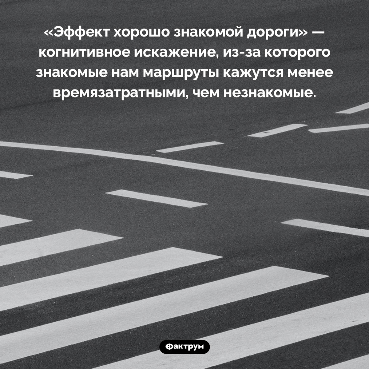 Эффект хорошо знакомой дороги - свежие новости на Toplenta по теме Чел