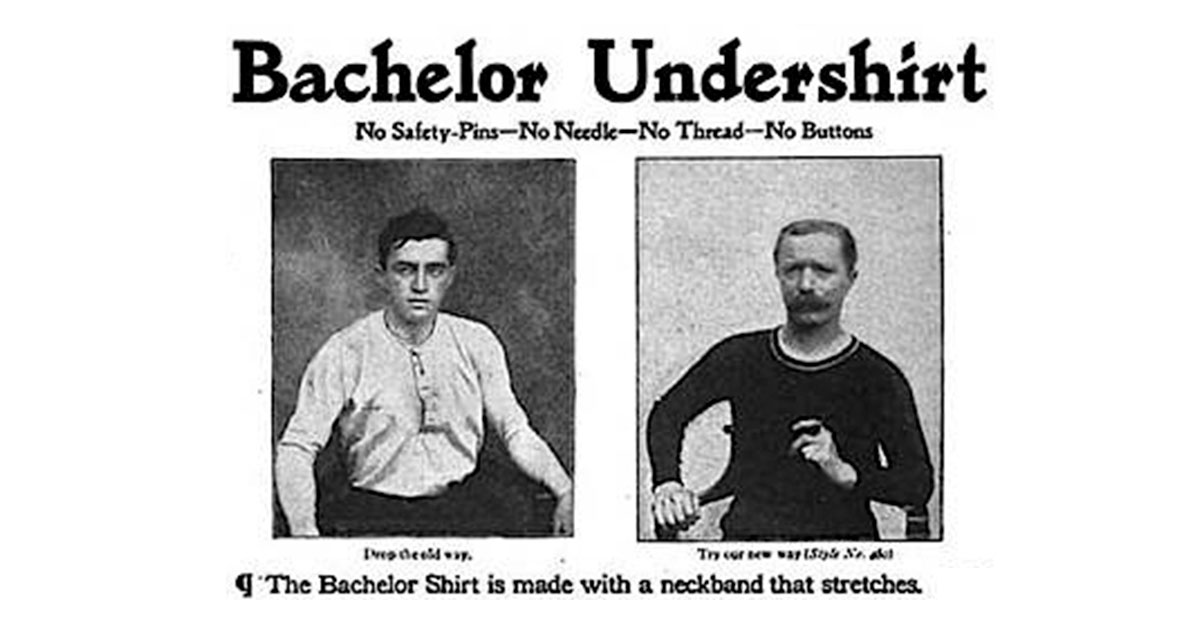 Изначально мужские майки продавались как «холостяцкие нижние рубашки» - свежие новости на Toplenta