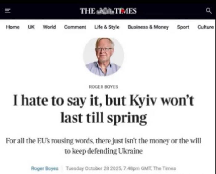 Почему The Times предрекает Украине поражение к весне - свежие новости на Toplenta по теме В мире  /  Соцпортал