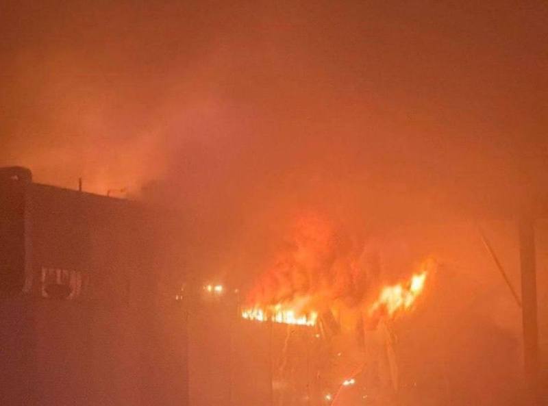 Крупный пожар произошёл в особой экономической зоне «Алабуга - похожая новость на Toplenta