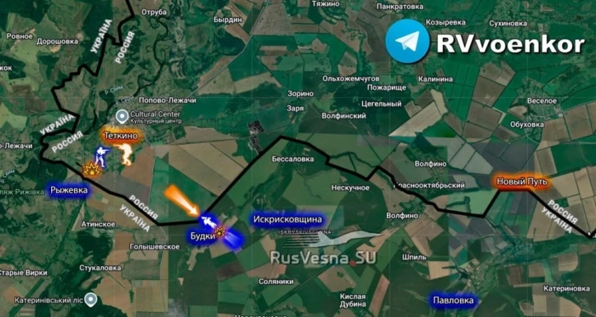 ВСУ вновь пытаются захватить Тёткино, ожесточённые бои идут в приграничье Курской области: свежие данные на 10.05.2025 - свежие новости на Toplenta