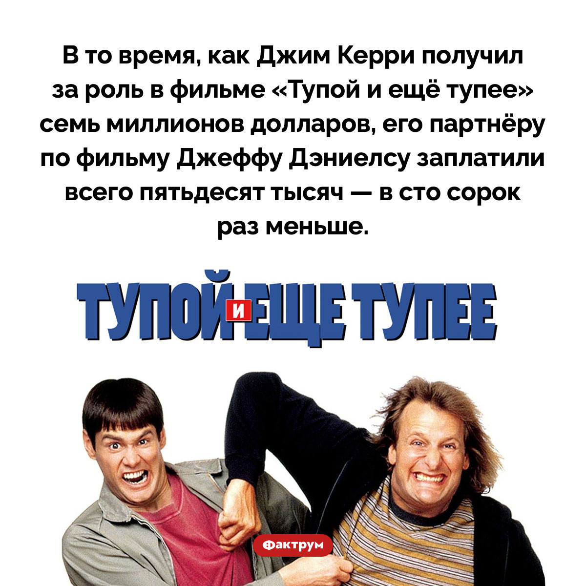 За роль в «Тупом и ещё тупее» Дэниелсу заплатили в 140 раз меньше, чем Керри - свежие новости на Toplenta по теме 17.08.2025