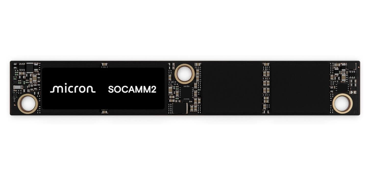 Micron показала компактный модуль DDR5 SOCAMM2 объёмом 192 ГБ - свежие новости на Toplenta