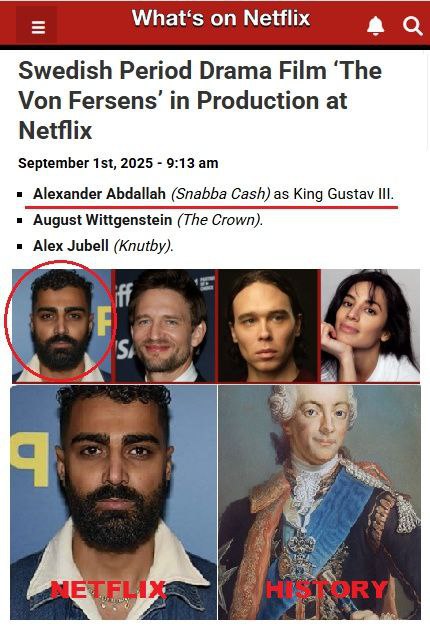 Новый король Швеции от Netflix: Густав III, каким мы его... не знали - свежие новости на Toplenta по теме В мире  /  Соцпортал