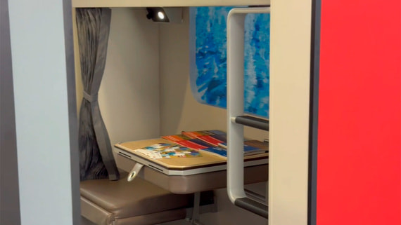 В РЖД показали новый плацкарт с широкими полками - Кино на Toplenta