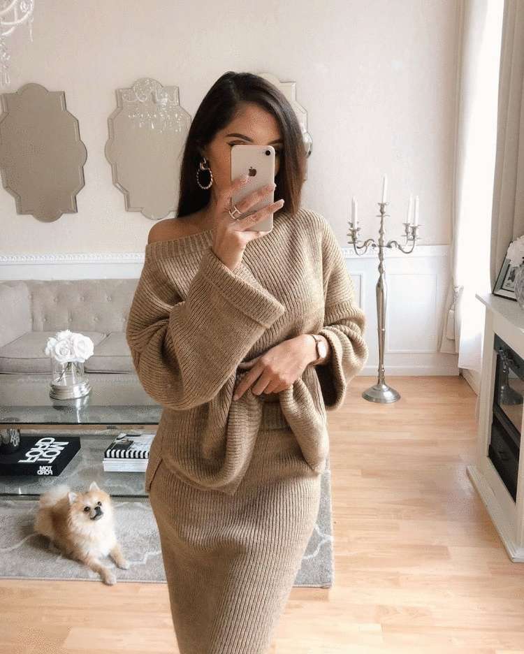 С чем носить бежевый джемпер, свитер и кофты: 20 элегантных образов - свежие новости на Toplenta по теме Краснуху