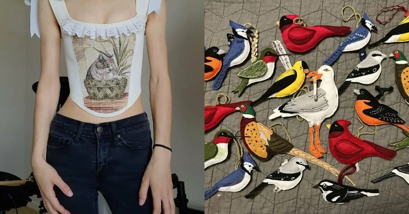 Создано с любовью: 30 швейных творений ручной работы из соцсетей - свежие новости на Toplenta по теме вышивка