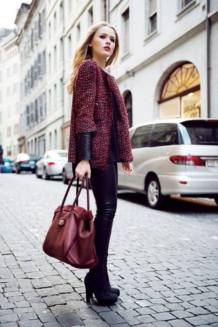 Как носить ультра модный цвет Бургунди - свежие новости на Toplenta по теме Краснуху
