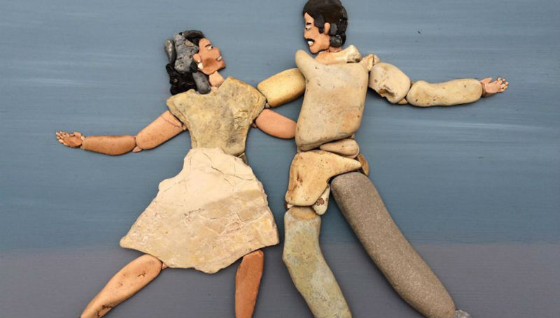 Художник составляет удивительно реалистичные картины из камней, найденных на пляже - свежие новости на Toplenta по теме Художник