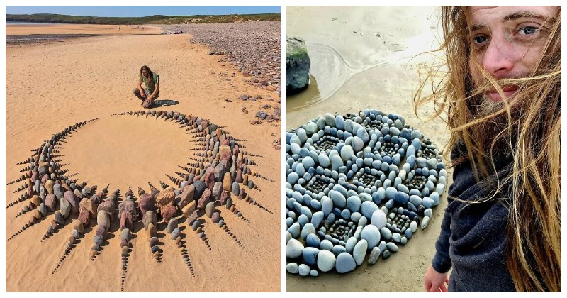 Художник творит настроение своими потрясающими работами из камней на пляже - свежие новости на Toplenta по теме Художник