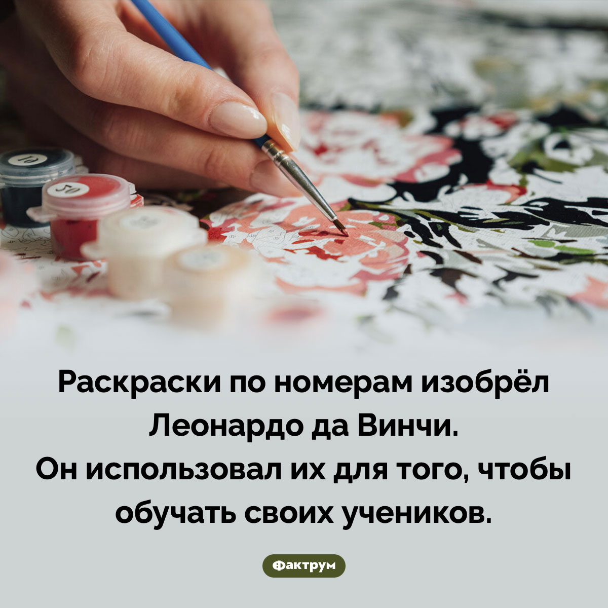 Изобретатель раскрасок по номерам — Леонардо да Винчи - свежие новости на Toplenta по теме Художник