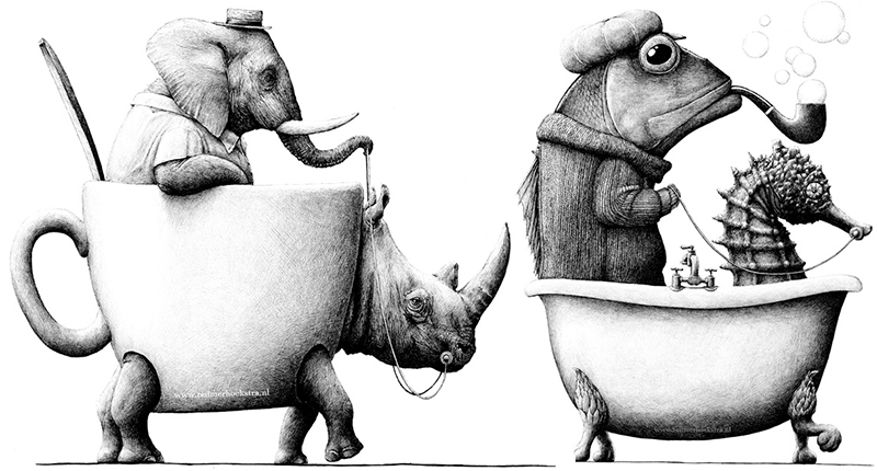 Непривычный взгляд на обычные вещи от художника Редмера Хукстра - свежие новости на Toplenta по теме Художник