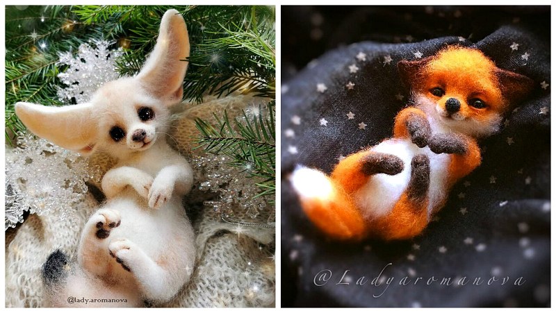 Лапочки лисички и другие очаровательные зверушки мастерицы Анны Романовой - свежие новости на Toplenta