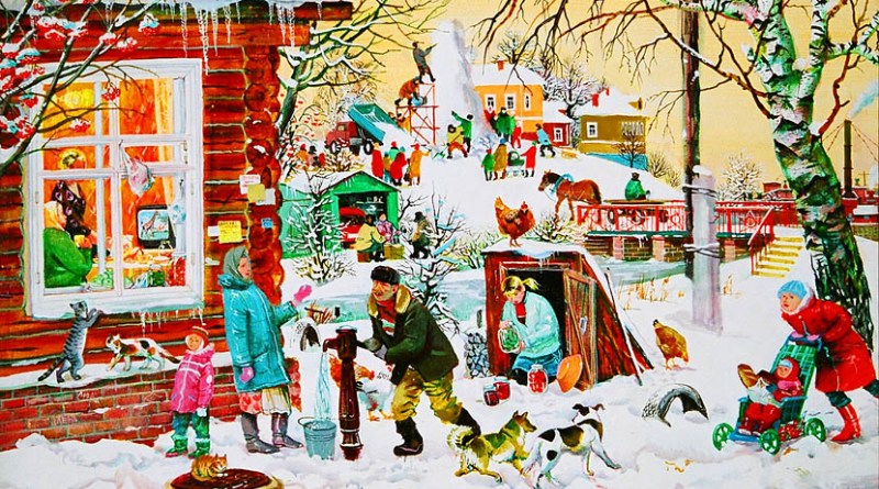 Мир глазами художницы Дины Ельцевой: уютный деревенский хаос в стиле Брейгеля - свежие новости на Toplenta