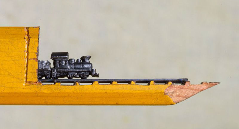 Художница вырезает из карандашных грифелей крохотные шедевры - свежие новости на Toplenta