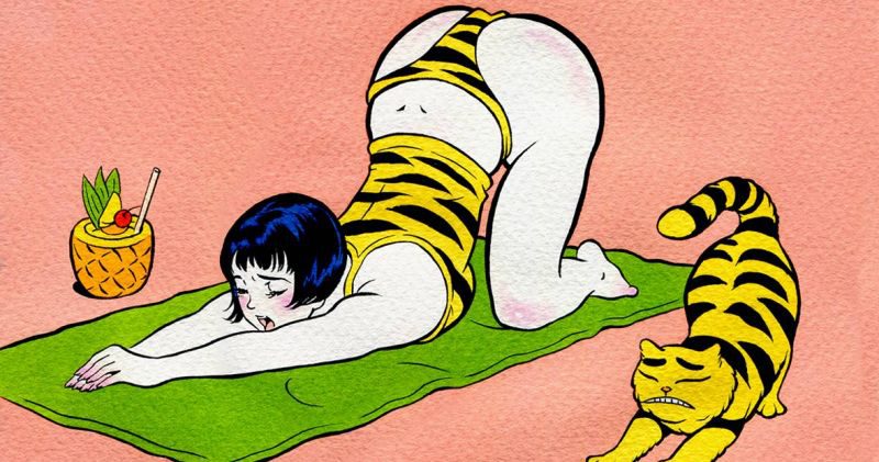 Странная эротика в стиле аниме от тайваньского художника Pigo Lin - свежие новости на Toplenta