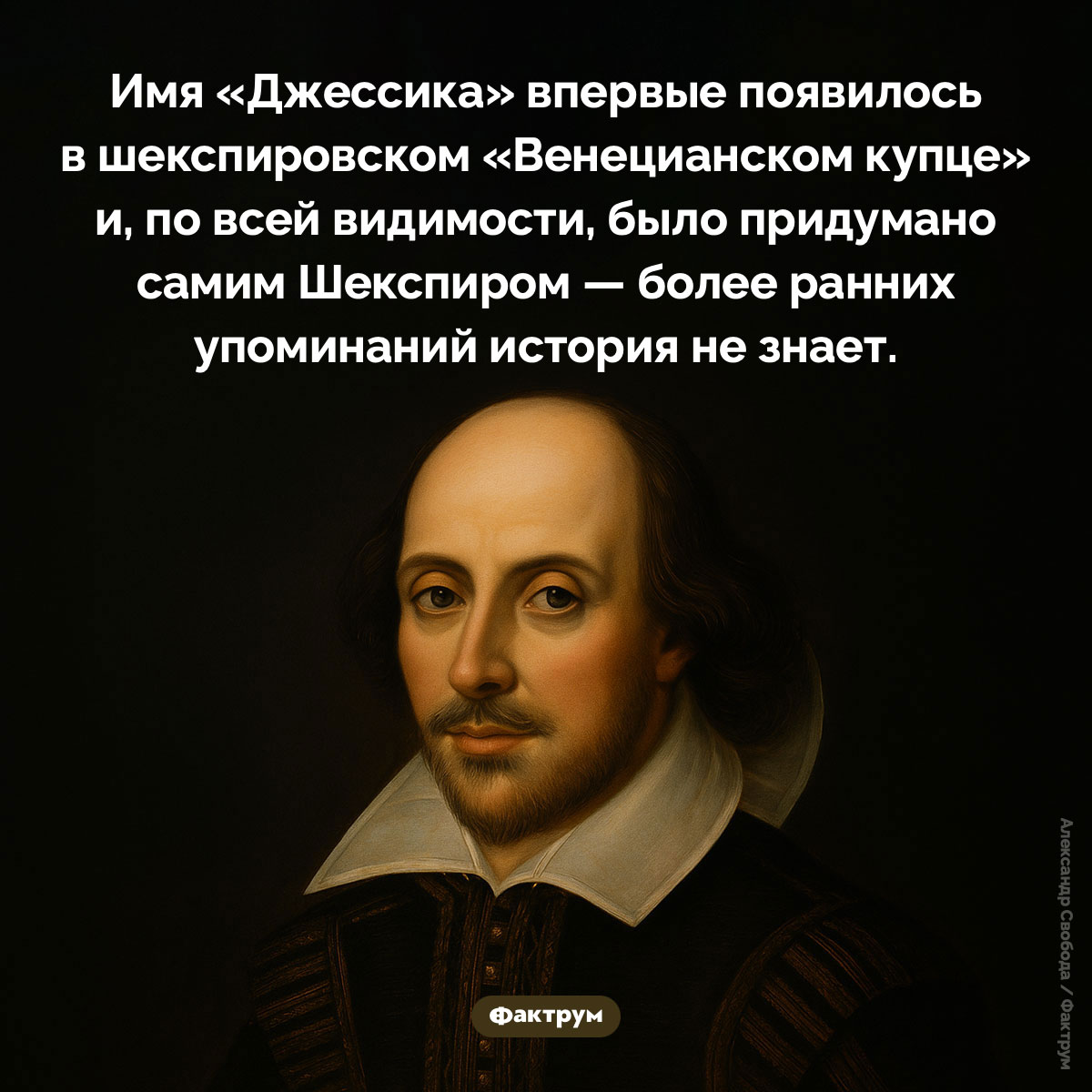 Имя «Джессика» придумал Шекспир - свежие новости на Toplenta по теме Уильям шекспир