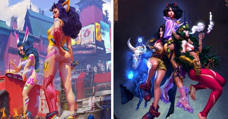 Сексуальные красотки из фантастических миров Ибрахима Сваида - свежие новости на Toplenta