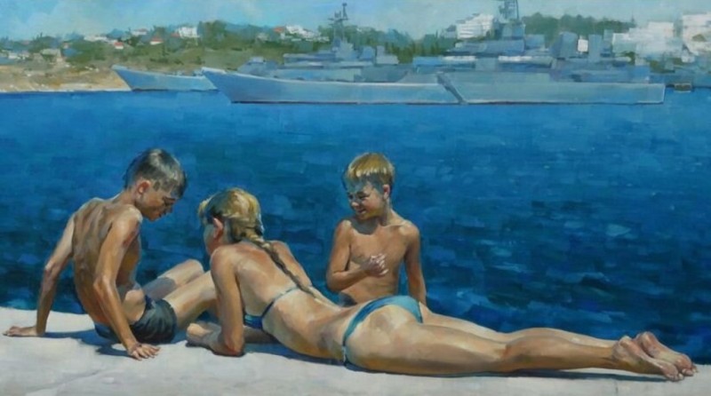 Пляжные истории крымского художника Димитрия Николаева - свежие новости на Toplenta по теме Художник