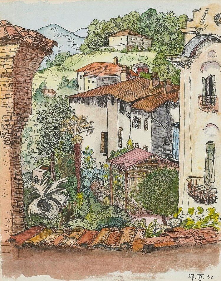 Картины Германа Гессе - похожая новость на Toplenta