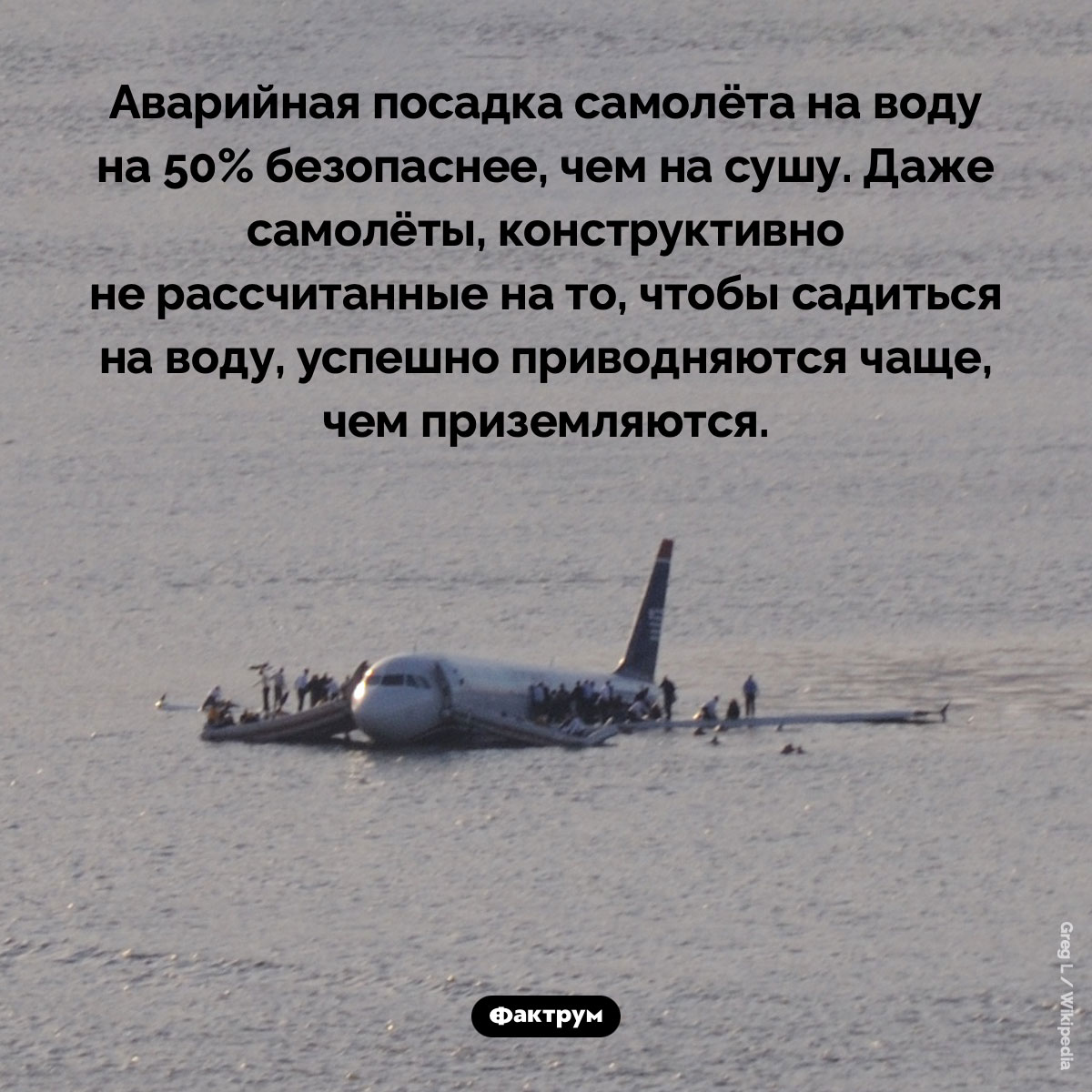Аварийная посадка самолёта на воду - свежие новости на Toplenta по теме Факты в картинках