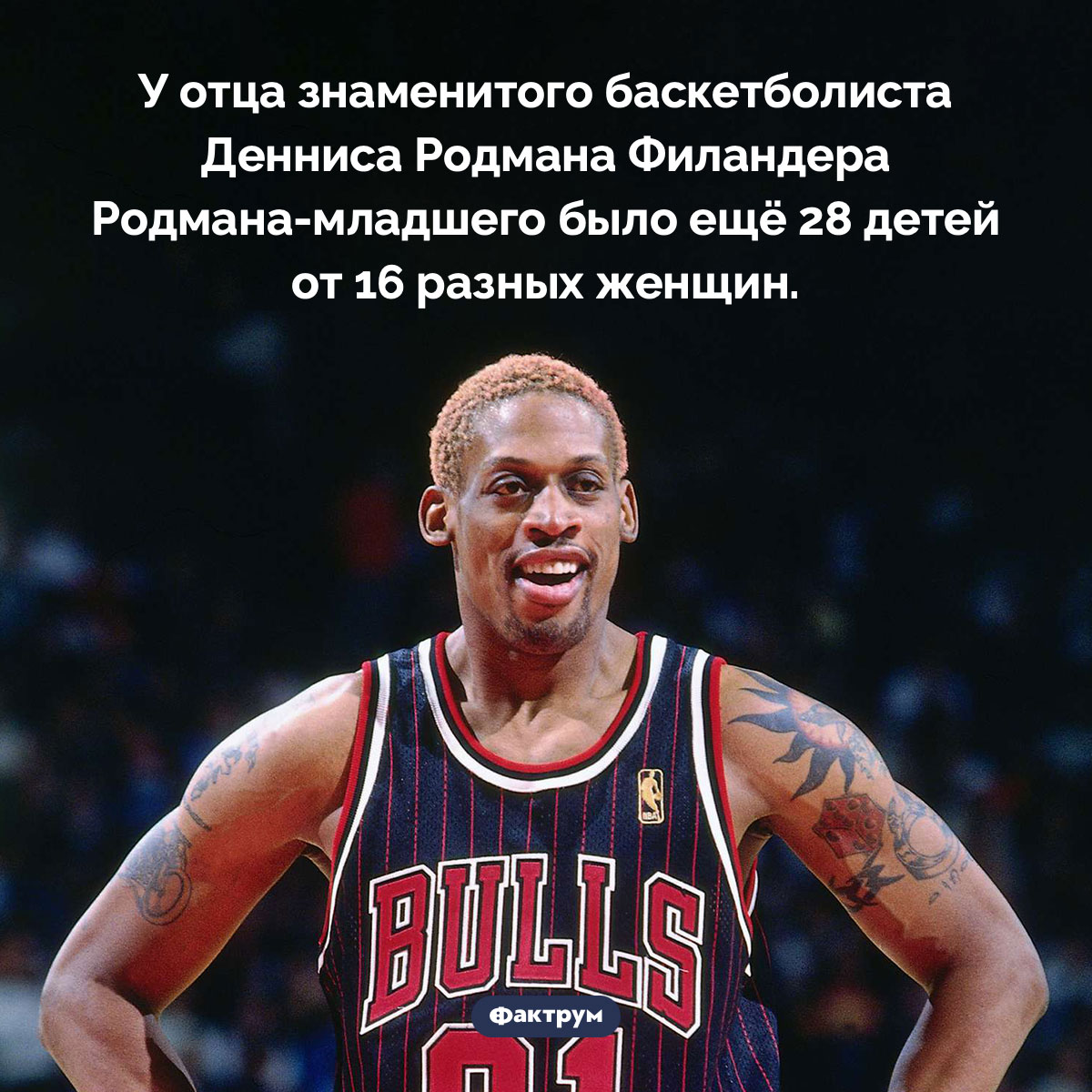 У Денниса Родмана 28 братьев и сестёр - похожая новость на Toplenta