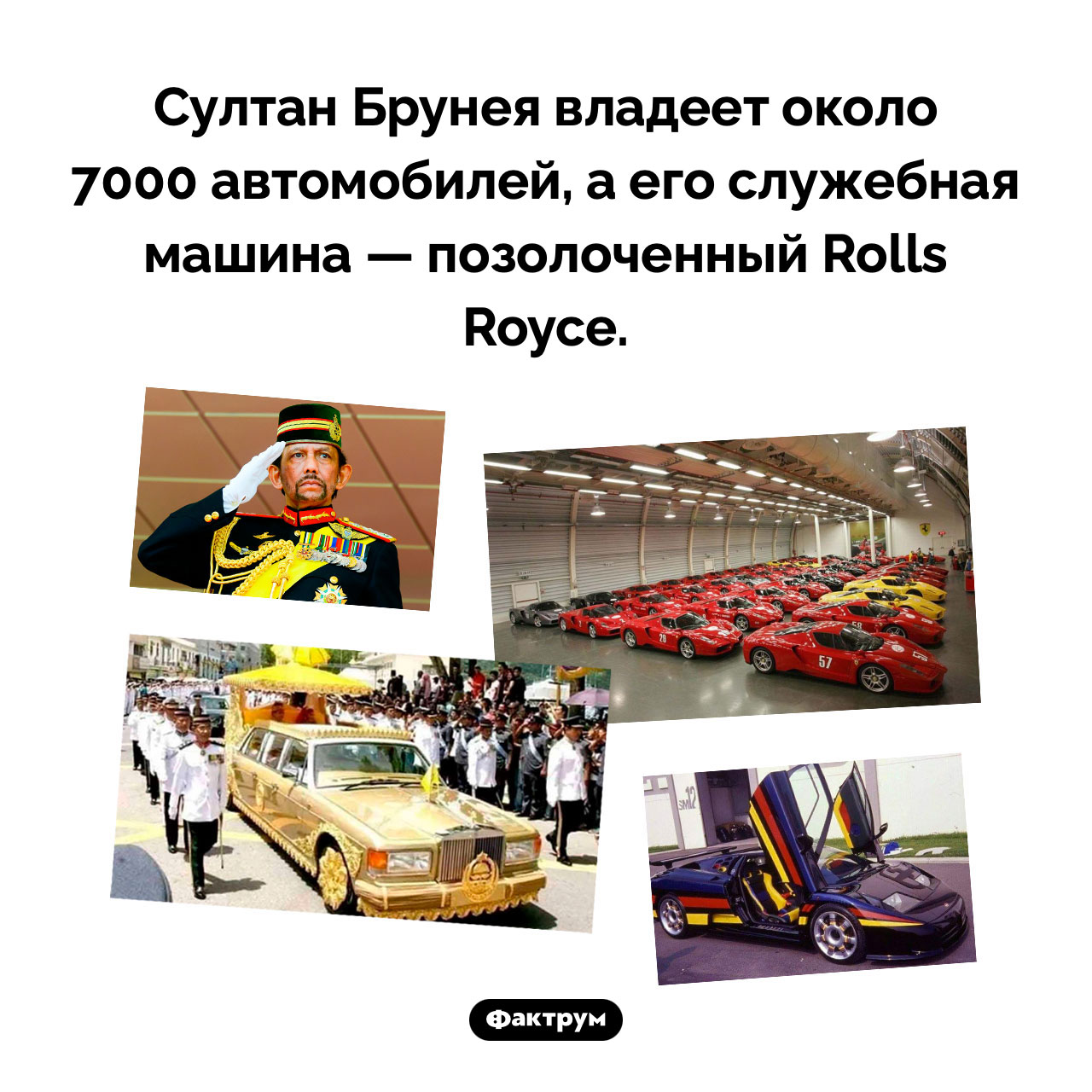 У какого правителя 7000 автомобилей - похожая новость на Toplenta