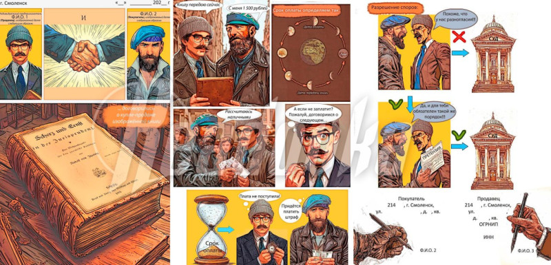 Договор купли-продажи в виде комикса (!) признали действительным - свежие новости на Toplenta по теме ств