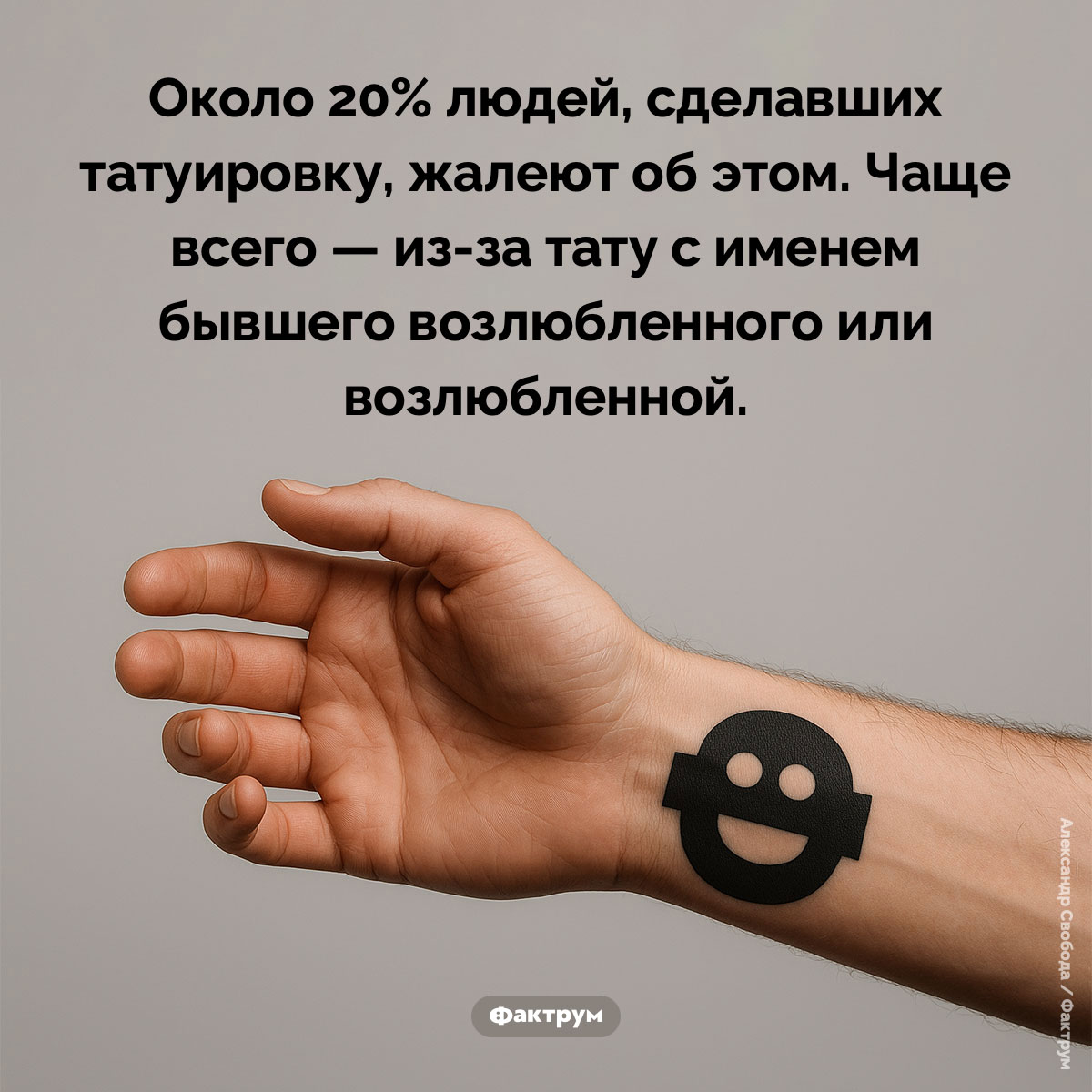 Сколько людей, сделавших тату, жалеют об этом - свежие новости на Toplenta